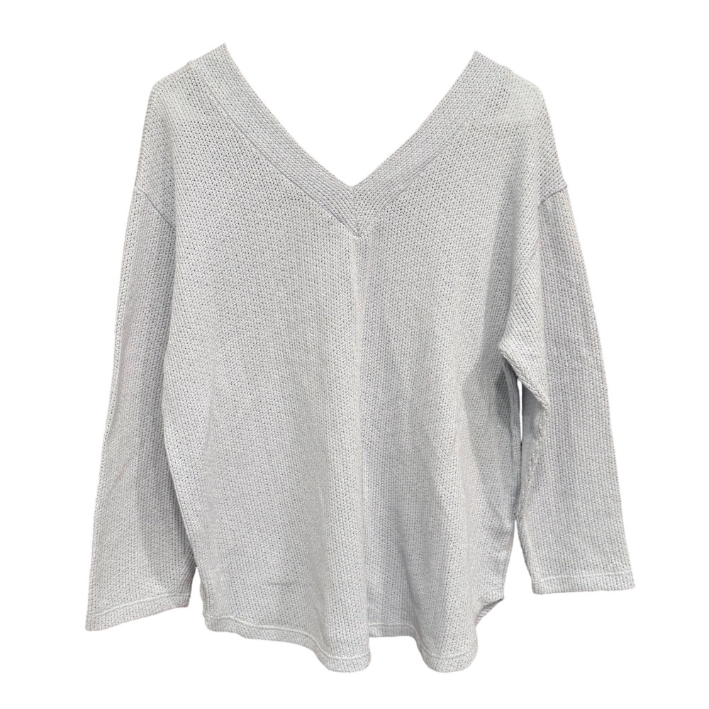 Sadie‎ & Love Knit Pullover Sweater V-Neck Lightweight Casual Blue Size M